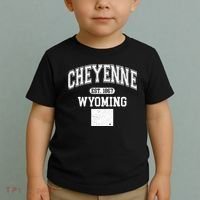 Cheyenne Wyoming Est 1867 Varsity Toddler T-Shirt thumb 2