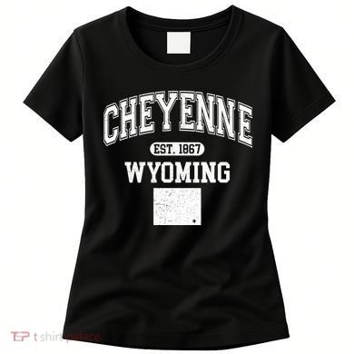 Cheyenne Wyoming Est 1867 Varsity Women's T-Shirt