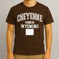 Cheyenne Wyoming Est 1867 Varsity T-Shirt thumb 3