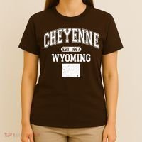 Cheyenne Wyoming Est 1867 Varsity T-Shirt thumb 4