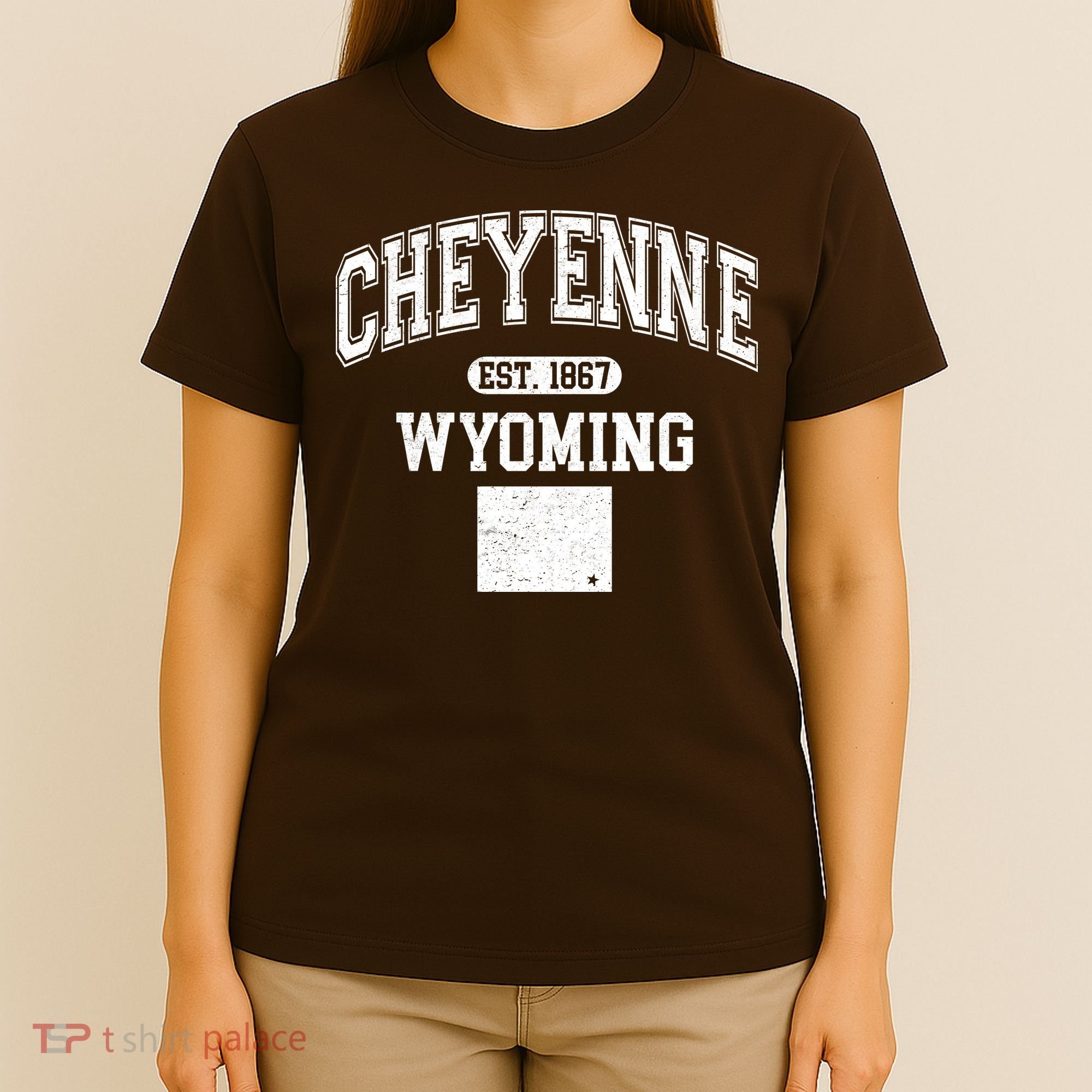 Cheyenne Wyoming Est 1867 Varsity T-Shirt