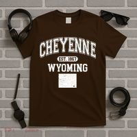 Cheyenne Wyoming Est 1867 Varsity T-Shirt thumb 5
