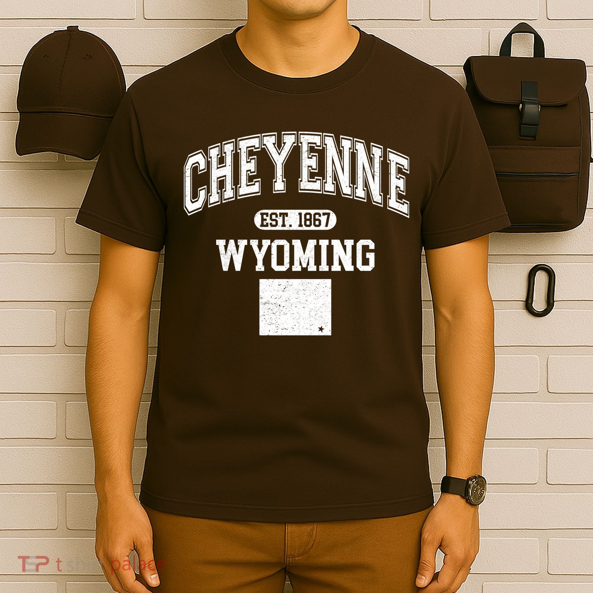 Cheyenne Wyoming Est 1867 Varsity T-Shirt
