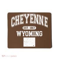 Cheyenne Wyoming Est 1867 Varsity Mousepad thumb 0