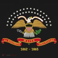Civil War Era 20th Maine Volunteer Infantry Regiment Flag Kids Sweatshirt thumb 2