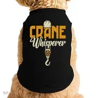 Crane Whisperer Funny Crane Operator Doggie Tank thumb 0