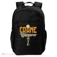 Crane Whisperer Funny Crane Operator Backpack thumb 0
