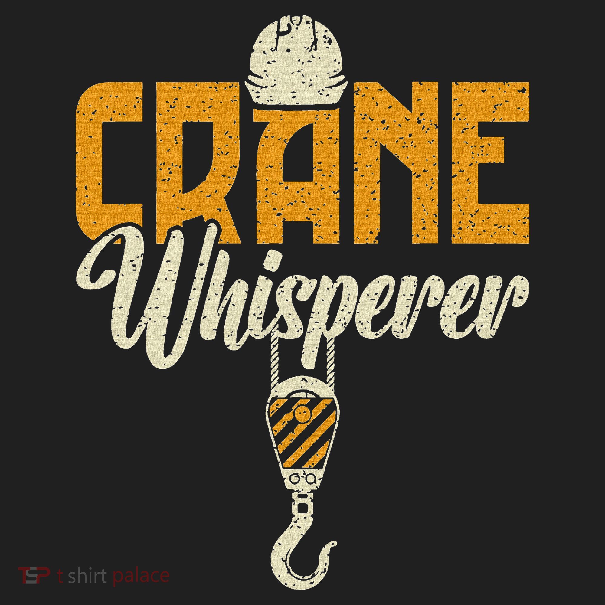 Crane Whisperer Funny Crane Operator Golf Towel
