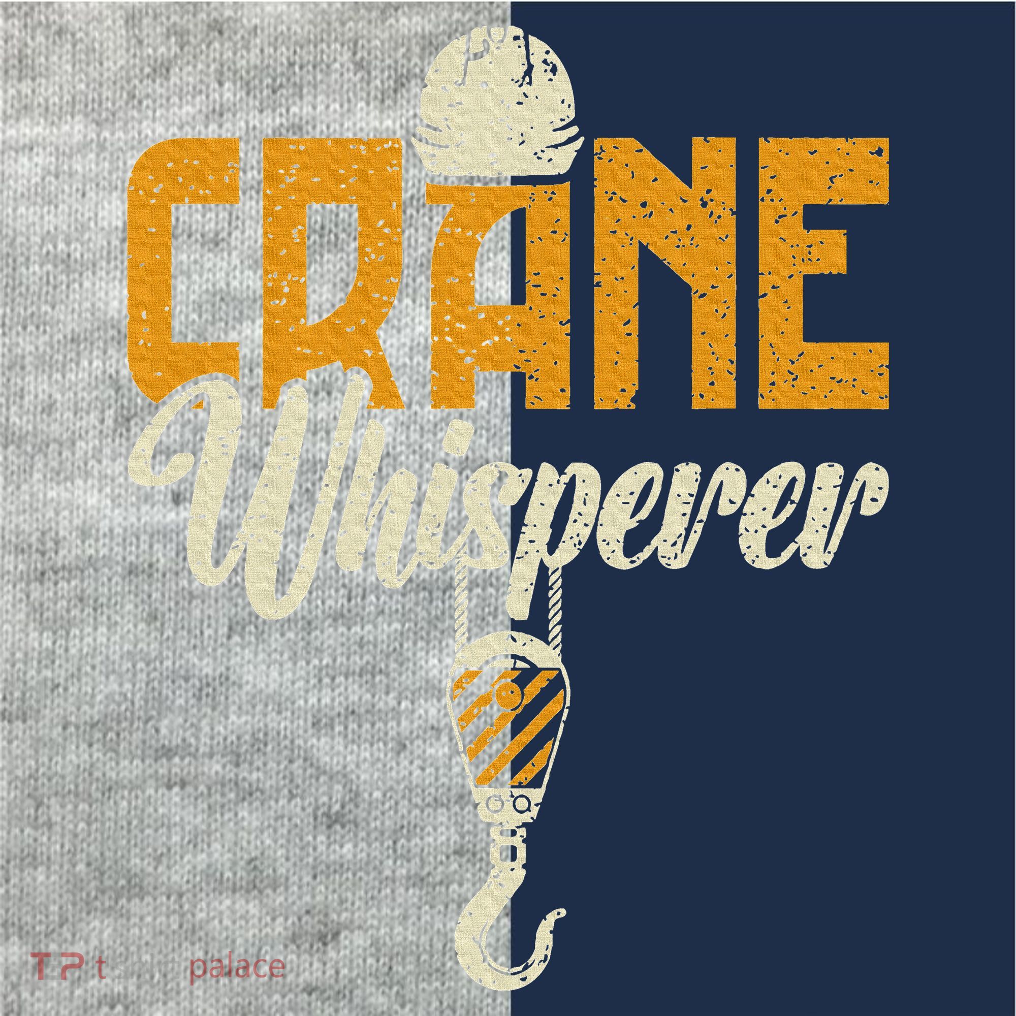 Crane Whisperer Funny Crane Operator Kids Colorblock Raglan Jersey