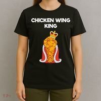 Chicken Wing Fan King T-Shirt thumb 4