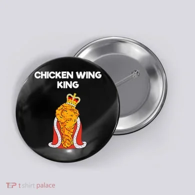 Chicken Wing Fan King Button