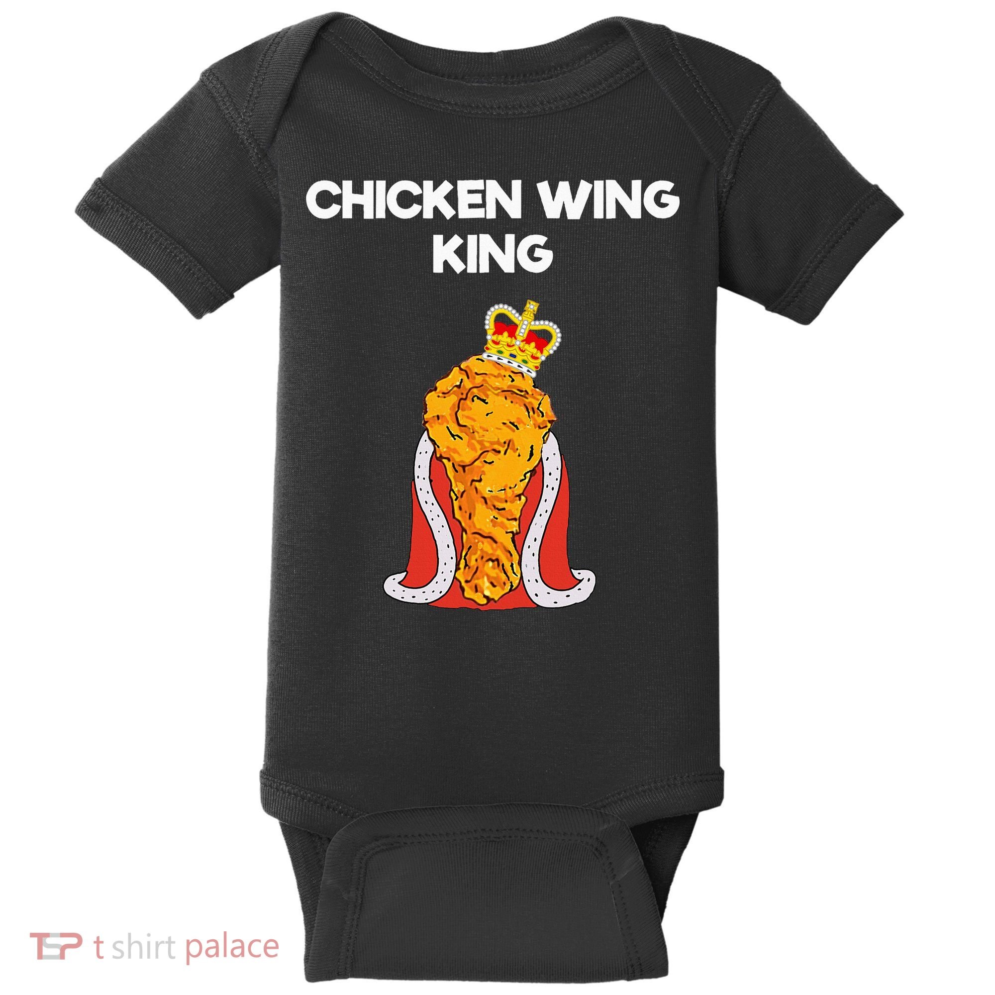 Chicken Wing Fan King Baby Bodysuit