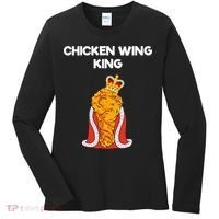 Chicken Wing Fan King Women's Long Sleeve Shirt thumb 0