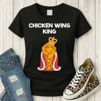 Chicken Wing Fan King Women's T-Shirt thumb 3
