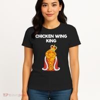 Chicken Wing Fan King Women's T-Shirt thumb 4