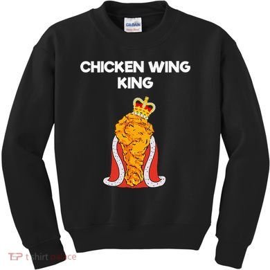Chicken Wing Fan King Kids Sweatshirt