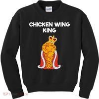 Chicken Wing Fan King Kids Sweatshirt thumb 0