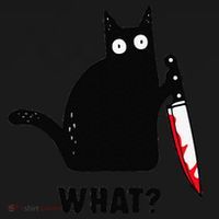 Cat What Funny Black Cat  Murderous Cat With Knife (1) Women's Tank Top thumb 5