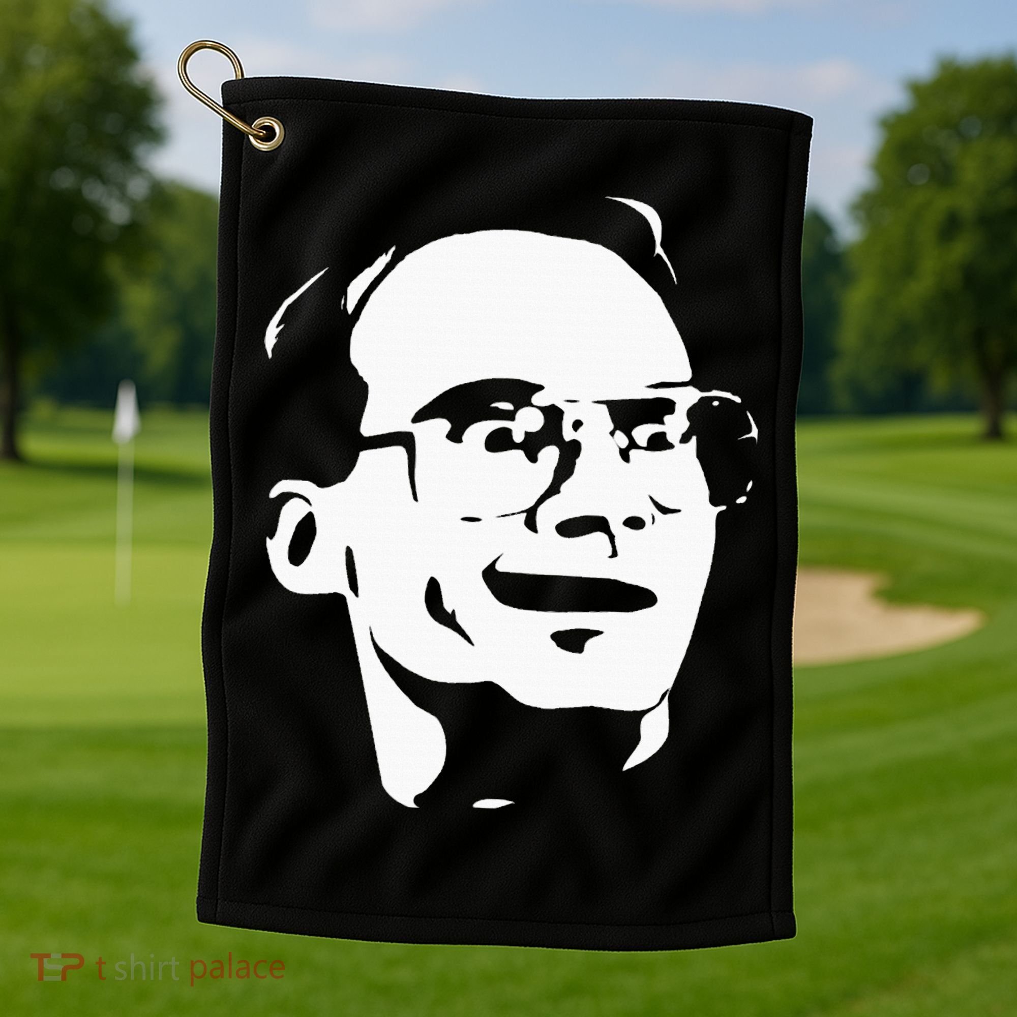Cornette Wrestling Face Meme Golf Towel