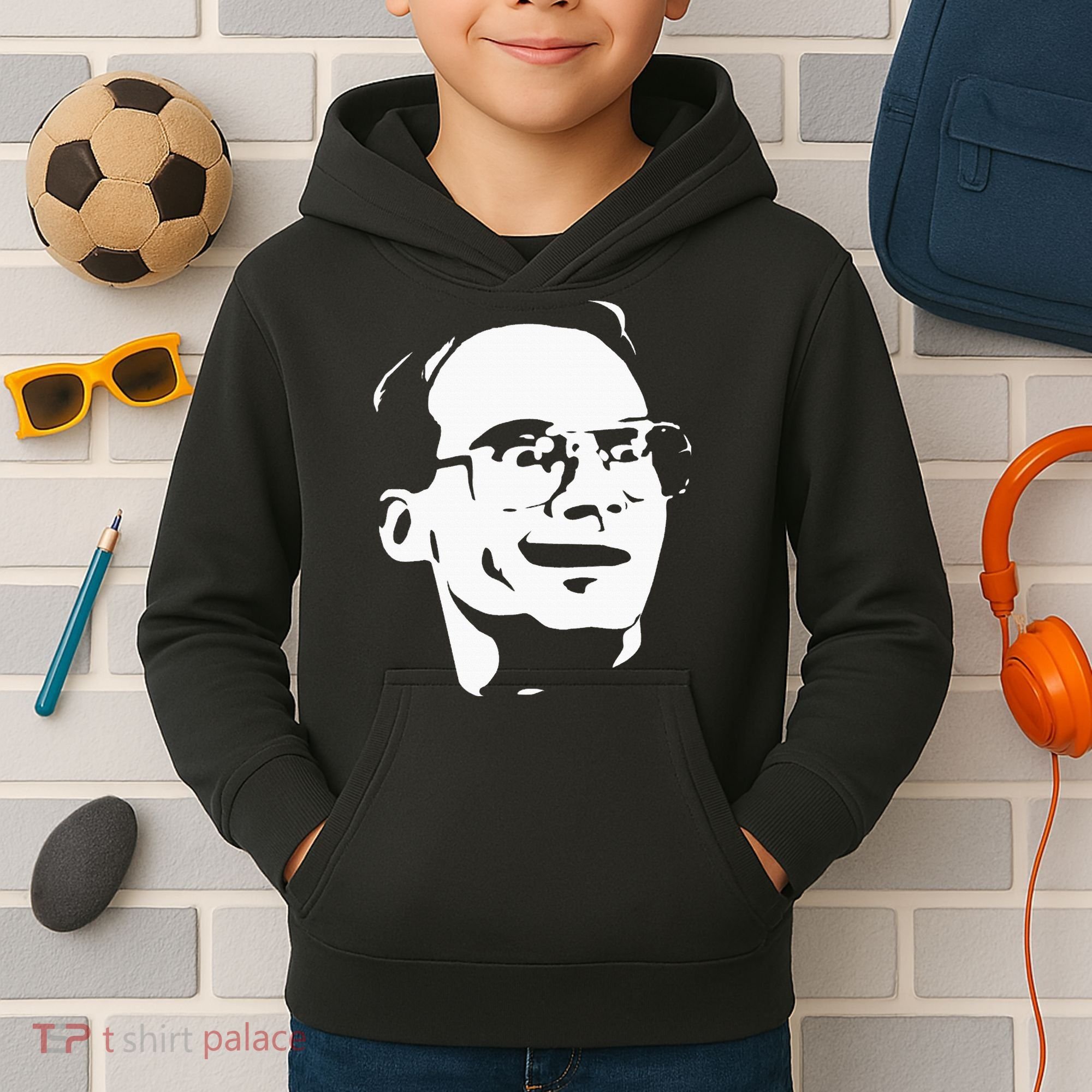 Cornette Wrestling Face Meme Kids Hoodie
