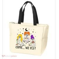 Come We Fly Funny PT SLP OT Nurse Ghost Nursing Halloween Tote Bag thumb 3