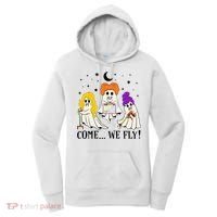 Come We Fly Funny PT SLP OT Nurse Ghost Nursing Halloween Women's Hoodie thumb 0