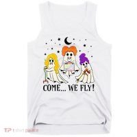 Come We Fly Funny PT SLP OT Nurse Ghost Nursing Halloween Tank Top thumb 0