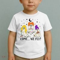 Come We Fly Funny PT SLP OT Nurse Ghost Nursing Halloween Toddler T-Shirt thumb 2
