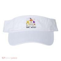 Come We Fly Funny PT SLP OT Nurse Ghost Nursing Halloween Visor thumb 0