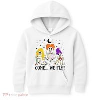 Come We Fly Funny PT SLP OT Nurse Ghost Nursing Halloween Kids Hoodie thumb 0