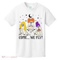 Come We Fly Funny PT SLP OT Nurse Ghost Nursing Halloween Kids T-Shirt thumb 0