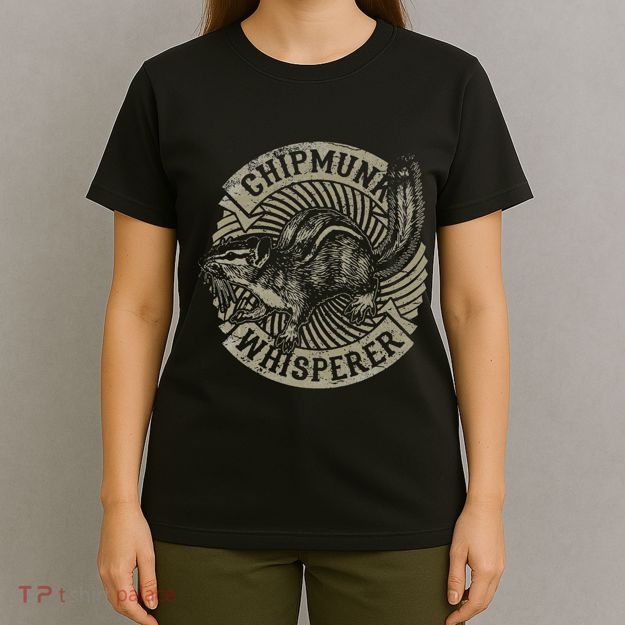 Chipmunk Whisperer Funny Love Squirrel Women T-Shirt