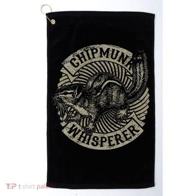 Chipmunk Whisperer Funny Love Squirrel Women Golf Towel
