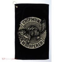 Chipmunk Whisperer Funny Love Squirrel Women Golf Towel thumb 0