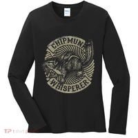 Chipmunk Whisperer Funny Love Squirrel Women Women's Long Sleeve Shirt thumb 0
