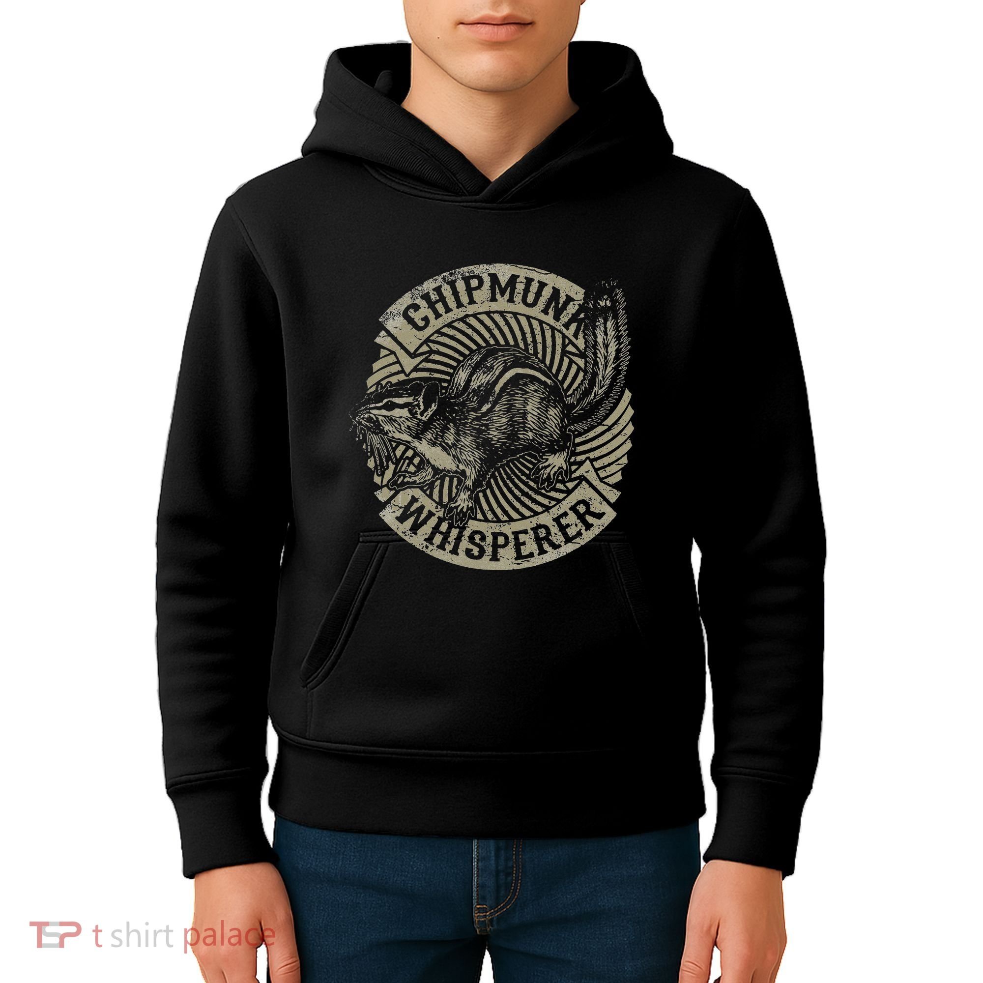 Chipmunk Whisperer Funny Love Squirrel Women Kids Hoodie