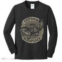 Chipmunk Whisperer Funny Love Squirrel Women Kids Long Sleeve Shirt thumb 0