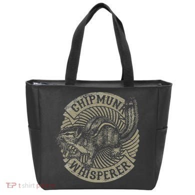 Chipmunk Whisperer Funny Love Squirrel Women Tote Bag