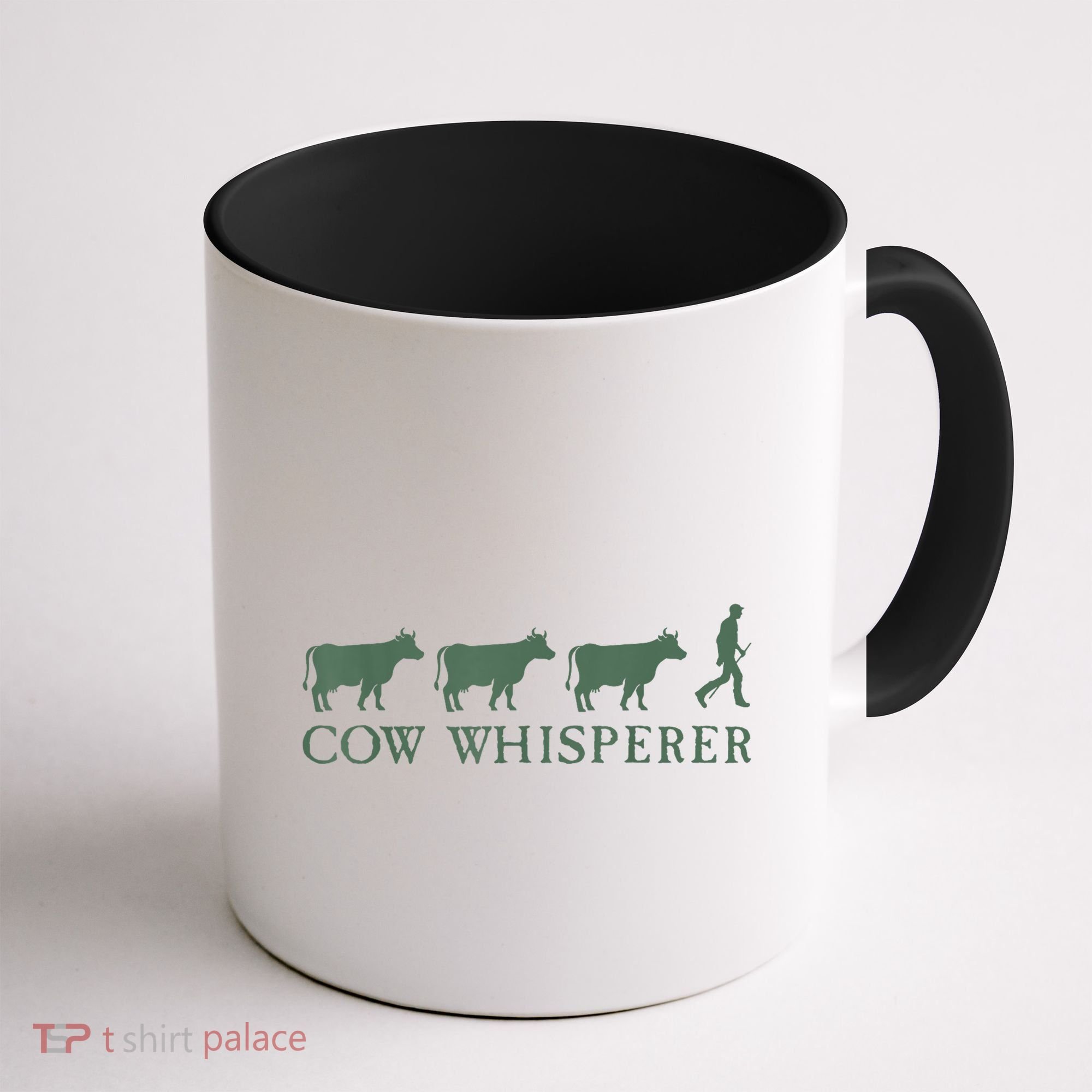 Cow Whisperer Funny Farmer Outfit For Farming Lovers Coffee Mug
