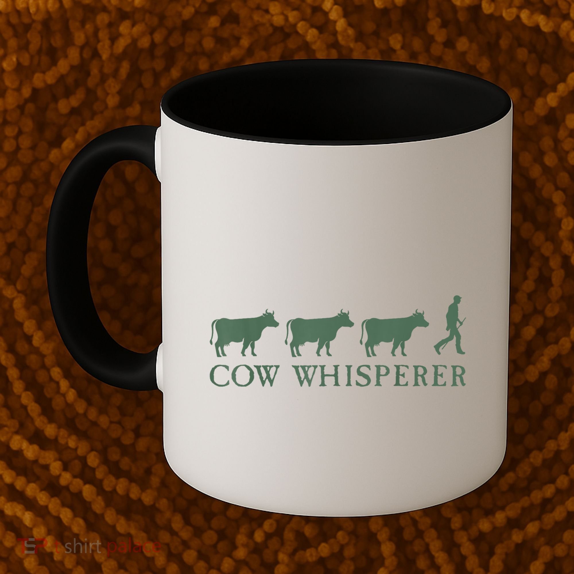 Cow Whisperer Funny Farmer Outfit For Farming Lovers Coffee Mug