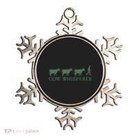 Cow Whisperer Funny Farmer Outfit For Farming Lovers Ornament thumb 0