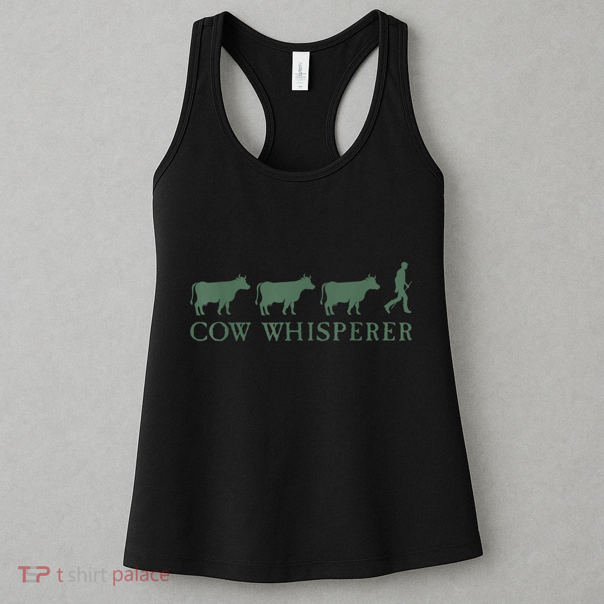 Cow Whisperer Funny Farmer Outfit For Farming Lovers Women's Tank Top