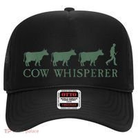 Cow Whisperer Funny Farmer Outfit For Farming Lovers Hat thumb 0
