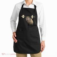 Capybara Weightlifting Funny Body Building Training Apron thumb 2