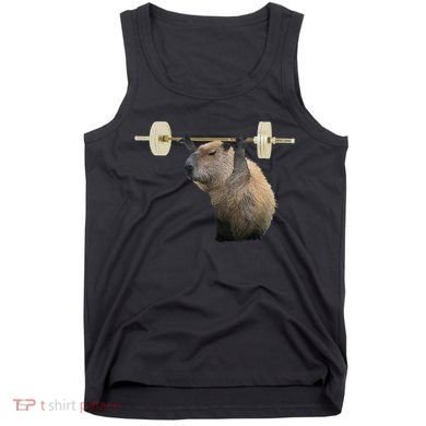 Capybara Weightlifting Funny Body Building Training Tank Top