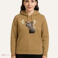 Capybara Weightlifting Funny Body Building Training Hoodie thumb 5