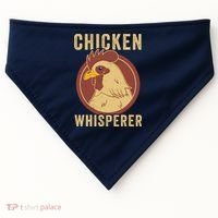 Chicken Whisperer Funny Chicken Lover Chicken Farmer USA-Made Doggie Bandana thumb 0