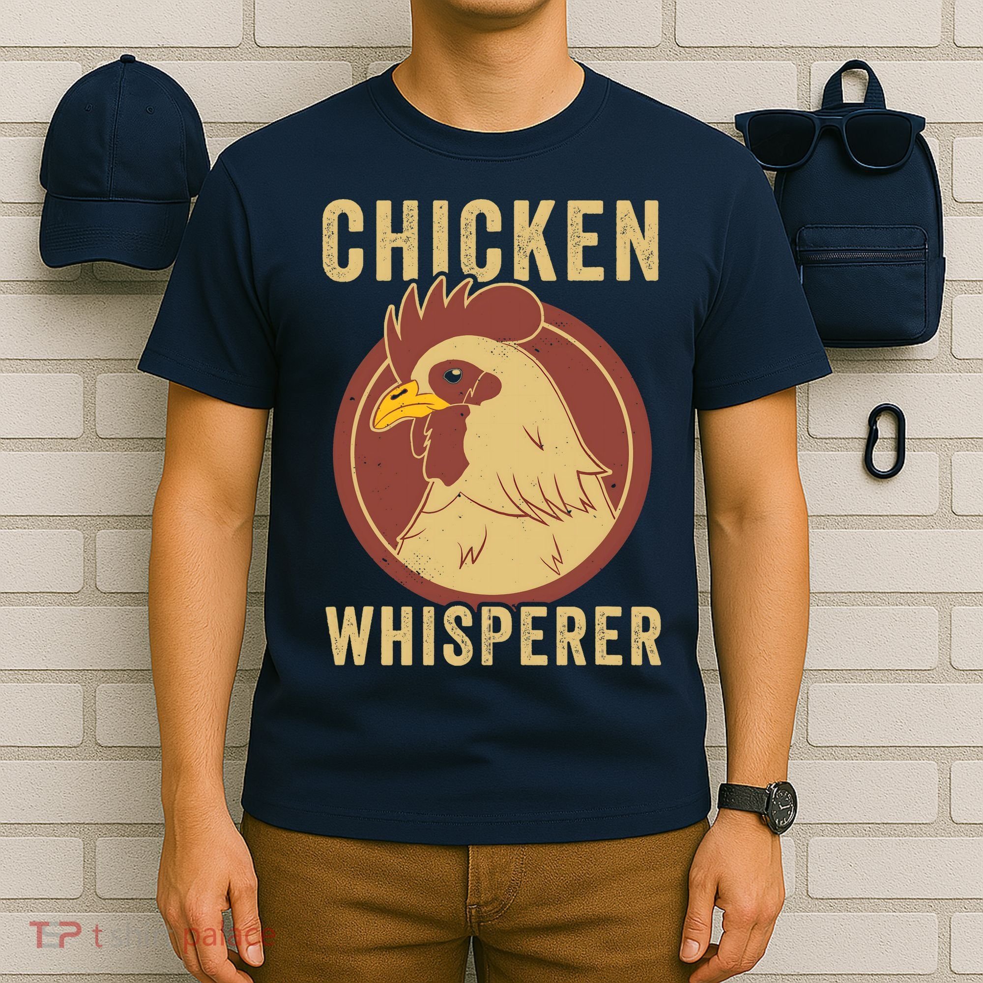 Chicken Whisperer Funny Chicken Lover Chicken Farmer T-Shirt