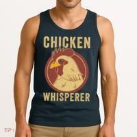 Chicken Whisperer Funny Chicken Lover Chicken Farmer Tank Top thumb 3