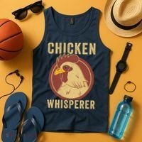 Chicken Whisperer Funny Chicken Lover Chicken Farmer Tank Top thumb 4